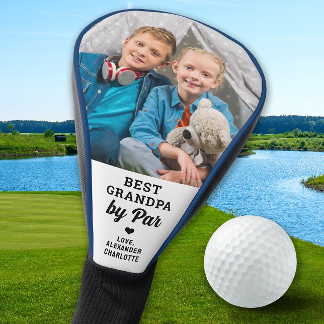 Beste GRANDPA - Personalisiertes Foto - Golfer-Tre Golf Headcover (Von Creator hochgeladen)