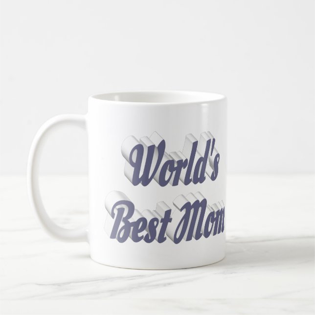 Beste graue Mama Kaffeetasse (Links)