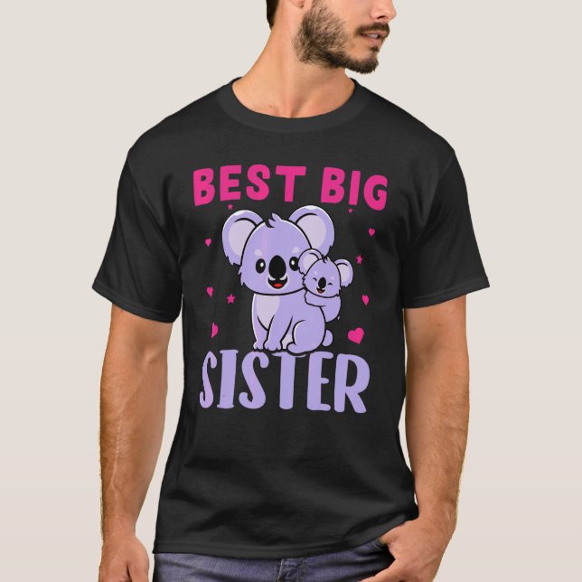 Beste große Schwester 1 T-Shirt (Vorderseite)