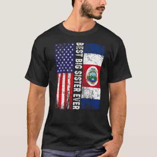 Beste große Schwester je Muttertag Costa Rica uns  T-Shirt