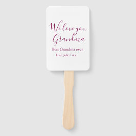 Beste Großeltern Foto-Geschenke Klassiker Fächer