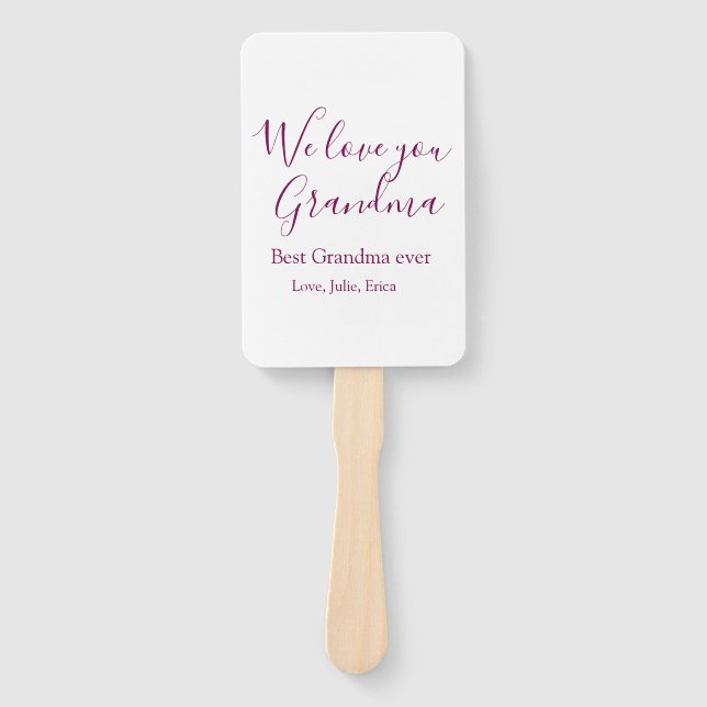 Beste Großeltern Foto-Geschenke Klassiker Fächer (Vorderseite)