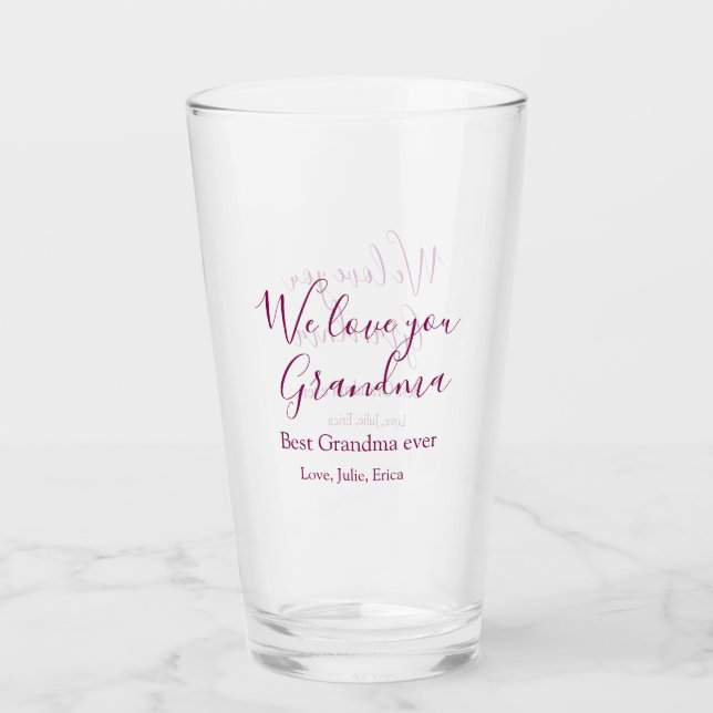 Beste Großeltern Foto-Geschenke Klassiker Glas (Vorderseite)