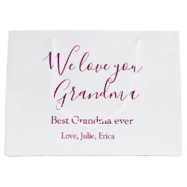 Beste Großeltern Foto-Geschenke Klassiker Große Geschenktüte