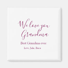 Beste Großeltern Foto-Geschenke Klassiker Magnet