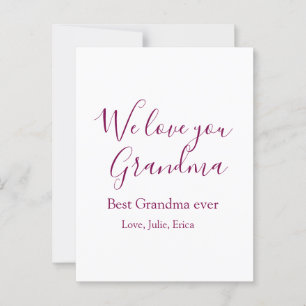 Beste Großeltern Foto-Geschenke Klassiker Postkarte