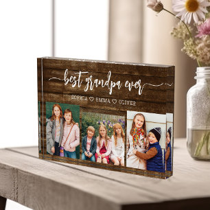 Beste Großkinder Holzfotomaterial Fotoblock