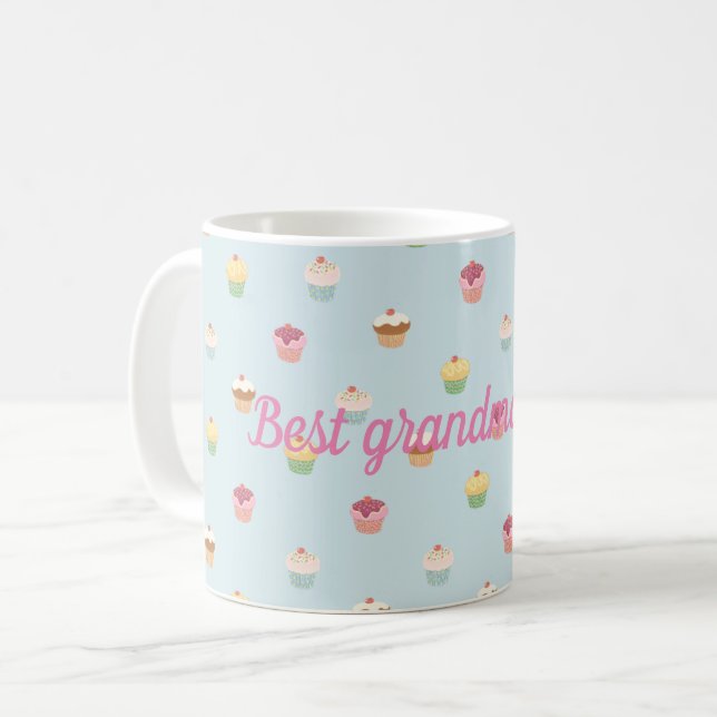 Beste Großmutter je Kaffeetasse (Vorderseite Links)