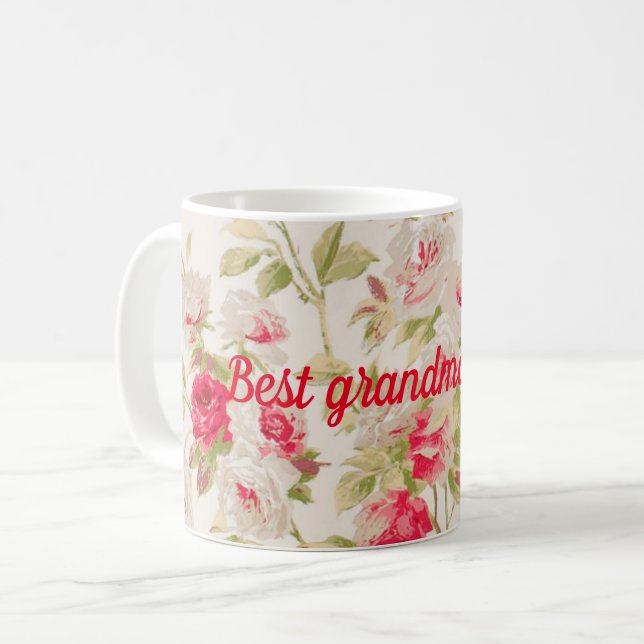Beste Großmutter je Kaffeetasse (Vorderseite Links)