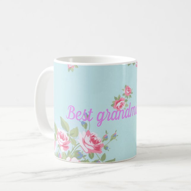 Beste Großmutter je Kaffeetasse (Vorderseite Links)