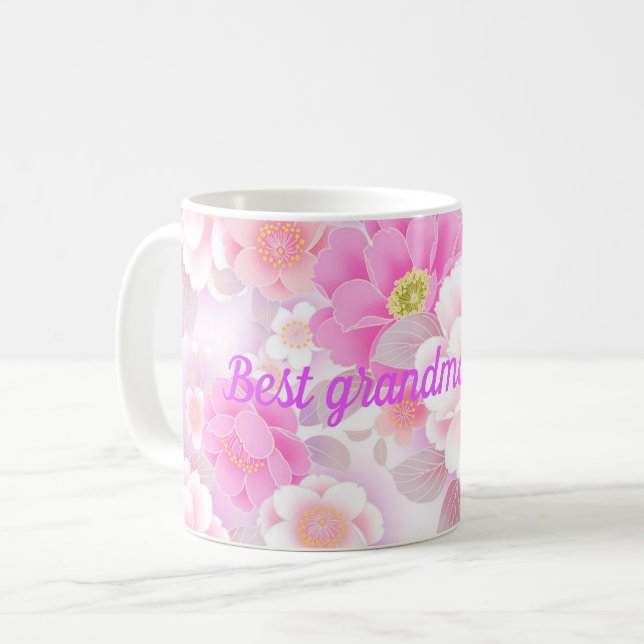 Beste Großmutter je Kaffeetasse (Vorderseite Links)
