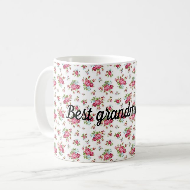 Beste Großmutter je Kaffeetasse (Vorderseite Links)