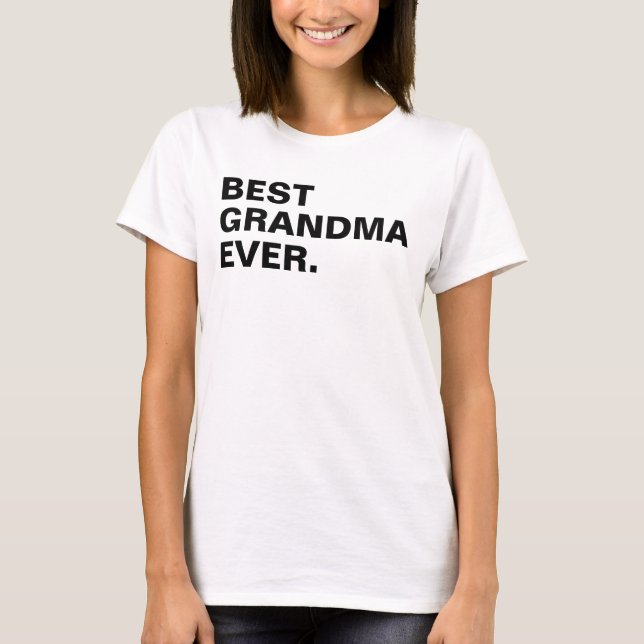 BESTE GROSSMUTTER T-Shirt (Vorderseite)