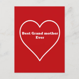 Beste Großmutter überhaupt  Postkarte