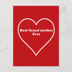Beste Großmutter überhaupt  Postkarte