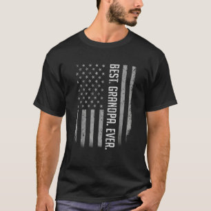 Beste Großvater-Fahne je amerikanischer Fahne zum T-Shirt