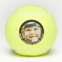 Beste Großvater je Kind Foto II Tennis Balls