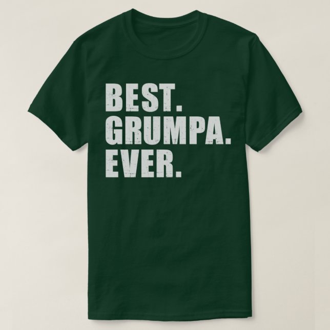 Beste Grumpa je T-Shirt (Design vorne)