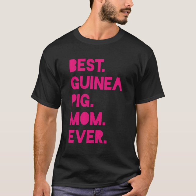 Beste Guinea Schweinefleisch Mama Frauen Pet Lover T-Shirt (Vorderseite)