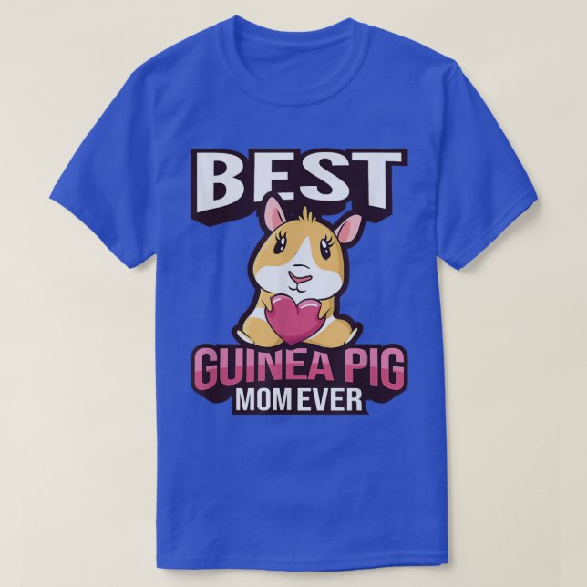 Beste Guinea Schweinefleisch Mama je Guinea Schwei T-Shirt (Design vorne)