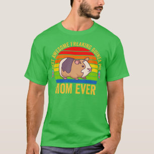 Beste Guinea Schweinegrippe Mama Ever Piggy Vintag T-Shirt