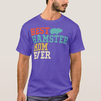 Beste HAMSTER-Mutter überhaupt Lustiges Vintage Re T-Shirt
