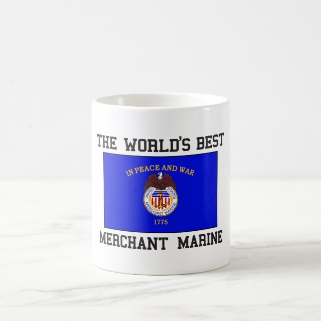 Beste Handelsmarine Kaffeetasse (Mittel)