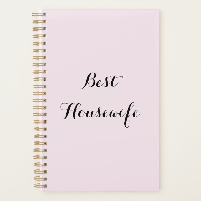 Beste Hausfrau Planner Planer (Vorderseite)