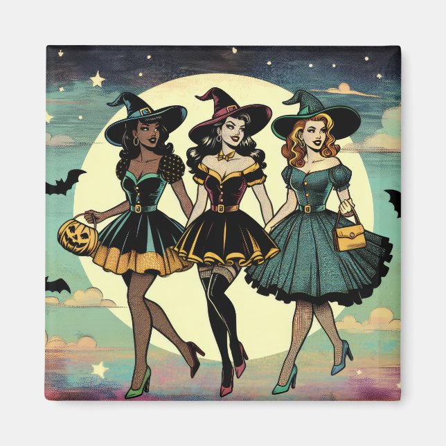 Beste Hexen Magnet (Vorne)