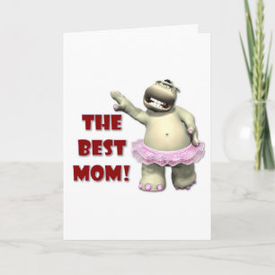Beste Hippo-Mama Karte