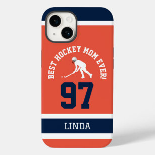 Beste Hockey-Mama je   Sportteam Jersey Inspiriert Case-Mate iPhone 14 Hülle