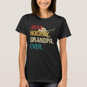 Beste Hockey-Opa je Patriotische US-Flagge 4. T-Shirt