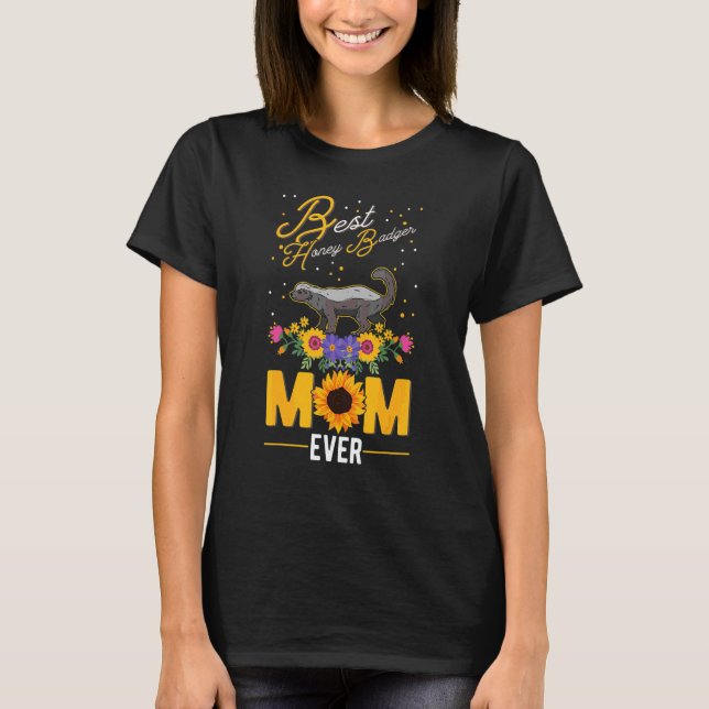 Beste Honigdachs-Mutter überhaupt T-Shirt (Vorderseite)