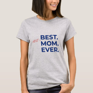 Beste Host-Mama je T - Shirt (grau)