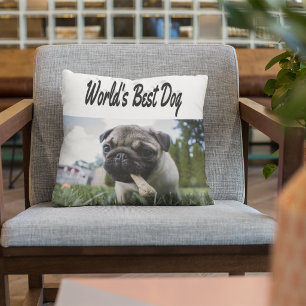 Beste Hund Foto  Kissen