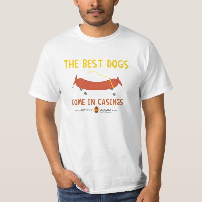 Beste Hunde kommen in Gehäuse-T - Shirt (Vorderseite)