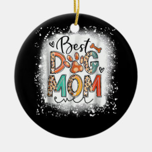 Beste Hunde-Mama Aller Zeiten Gebleicht Muttertag Keramik Ornament