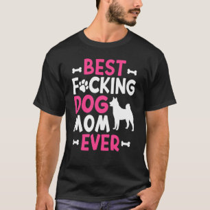 Beste Hunde-Mama je American Akita Inu T-Shirt