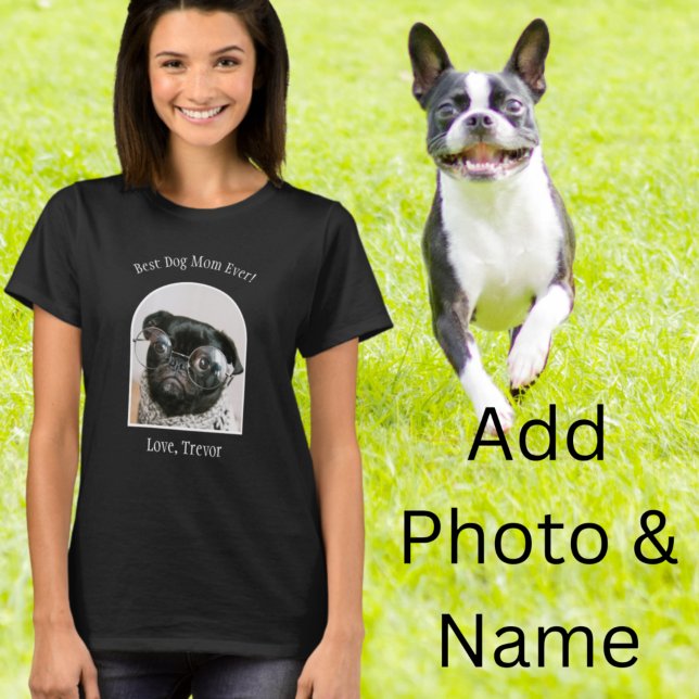 Beste Hunde-Mama je aus dem Hund-Foto T-Shirt (Von Creator hochgeladen)