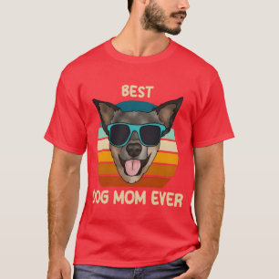Beste Hunde-Mama je Australisches Rind-Dog-Girl T-Shirt