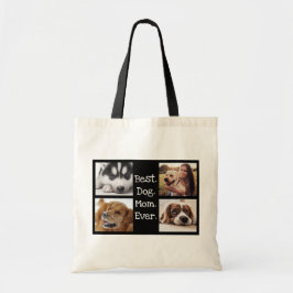 Beste Hunde-Mama je Begleiter Foto Personalisiert  Tragetasche