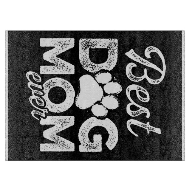 Beste Hunde-Mama je Blanket Schneidebrett (Vorderseite)