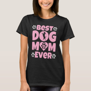 Beste Hunde-Mama je Mütter Tag Gegenwart Hund Lieb T-Shirt