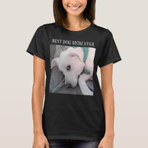 Beste Hunde-Mama je Niedlicher weißer Hund Tragetu T-Shirt