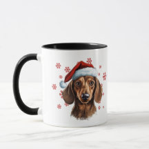 Beste Hunde-Mama je Weihnachten Dackel Hund
