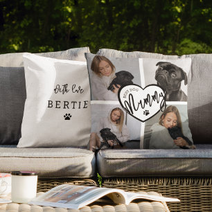 Beste Hunde-Mumie   Fotocollage Kissen