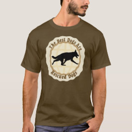 Beste Hunde werden gerettet - Deutscher Hirtenhund T-Shirt