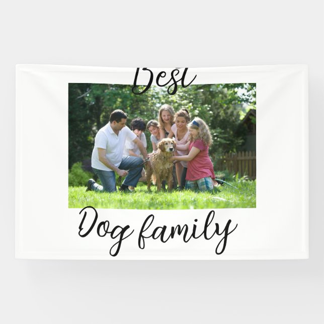 Beste Hundefamilie Mutter Papa Tierfreund Urlaub Banner (Horizontal)