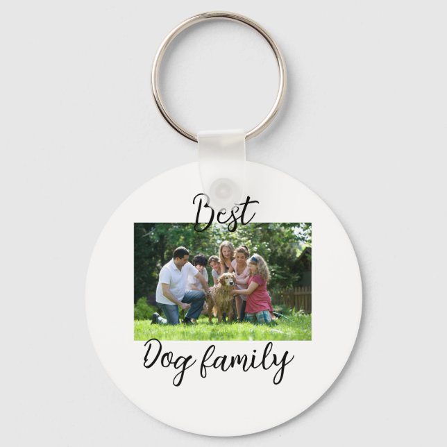 Beste Hundefamilie Mutter Papa Tierfreund Urlaub Schlüsselanhänger (Vorderseite)