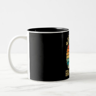 Beste Hundegrippe, je Vintag Zweifarbige Tasse